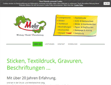 Tablet Screenshot of mohr-reute.de